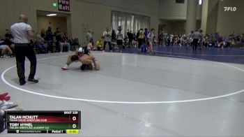 150 lbs Cons. Round 1 - Talan McNutt, Tough House Wrestling Club vs Toby Hymel, Trojan Wrestling Academy LLC