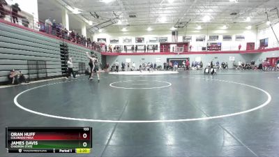 133 lbs Cons. Round 3 - James Davis, Chadron State vs Oran Huff, Colorado Mesa