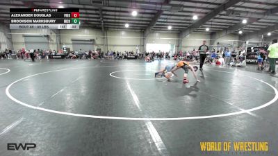 89 lbs Consi Of 16 #1 - Alexander Douglas, Predator Wrestling vs Brookson Marksbury, Michigan Premier Wrestling Club