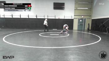 144 lbs Quarterfinal - Cole Stevenson, Gunn vs Thiason Yang, Clovis
