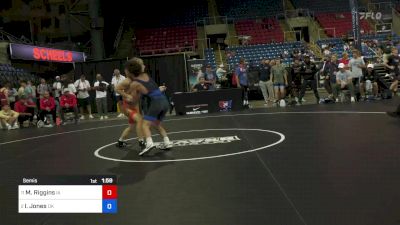 120 lbs Semis - Maximus Riggins, IA vs Isaiah Jones, OK