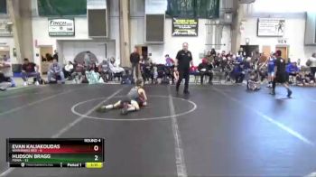 80 lbs Round 4 (8 Team) - Hudson Bragg, POWA vs Evan Kaliakoudas, Warhawks Red