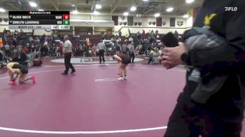 130 lbs Cons. Round 1 - Emilyn Luhring, Waverly-Shell Rock vs Elise Beck, Waterloo West