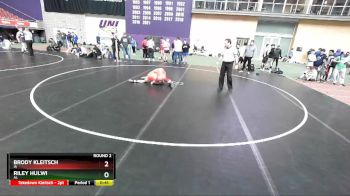 112-124 lbs Round 2 - Brody Kleitsch, IA vs Riley Hulwi, AL