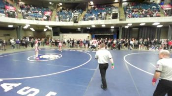 140 lbs Cons. Round 2 - Liliana Dimas, Kelly vs Keegan Kruse, Woodstock (H.S.)