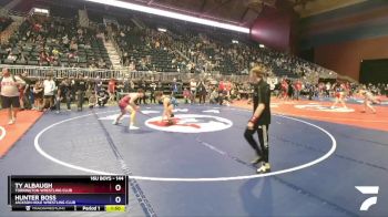 144 lbs 1st Place Match - Ty Albaugh, Torrington Wrestling Club vs Hunter Boss, Jackson Hole Wrestling Club