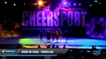 Spirit of Texas - Purple Ice [2021 L2 Senior - Small Day 1] 2021 CHEERSPORT National Cheerleading Championship