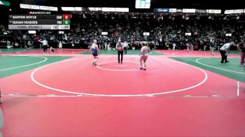 160 lbs Cons. Round 3 - Easton Doyle, CMW2 vs Isaiah Hughes, PWCA