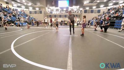 61 lbs Semifinal - Ky Kemble, Ponca City Wildcat Wrestling vs Garrett Doyle, Cowboy Wrestling Club