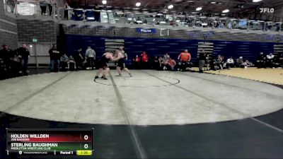 Round 2 - Holden Willden, 208 Badgers vs Sterling Baughman, Middleton Wrestling Club