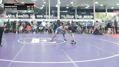 122 lbs Quarterfinal - Thomas Boyce, Blue Knights Alpha vs Brayden Laird, Kraken Grizzly - HSC