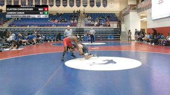 132 lbs Round 3: 2nd Wb - Landon Caslin, Mt Zion, Jonesboro vs Clayton Christopher, White County