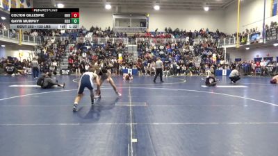 133 lbs R-32 - Colton Gillespie, University-WV vs Gavin Murphy, Kiski Area