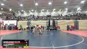 144 lbs Cons. Round 2 - Caleb Bennett, Valparaiso vs Hayden Rinker-Noland, Frankton High School