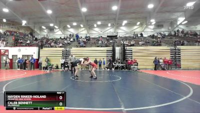 144 lbs Cons. Round 2 - Caleb Bennett, Valparaiso vs Hayden Rinker-Noland, Frankton High School