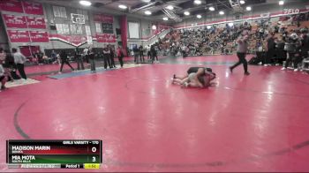 170 lbs Champ. Round 1 - Mia Mota, South Hills vs Madison Marin, Bonita