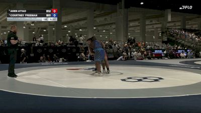 130 kg 3rd Place Match - Aden Attao, Nyac vs Courtney Freeman, Marines