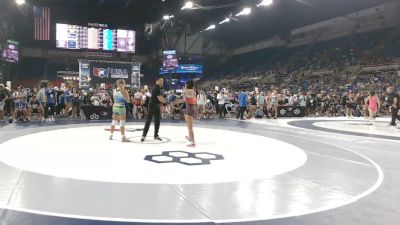 130 lbs Champ. Rd Of 128 - Ariana Criado-Silvar, Texas vs Madilyn Peach, Wisconsin