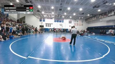 120 lbs Cons. Round 4 - Zach Gregory, South vs Kael Gudahl, Wheatland
