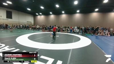 76-77 lbs Round 3 - Journey Martinez, Warhawk Wrestling Academy vs Trace Olsen, Texas Eagle Wrestling Academy