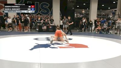 71 kg Cons. Sub-rd Of 32 - Joseph Pontrelli, Izzy Style Wrestling vs David A. Burchett, Black Fox Wrestling Academy