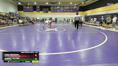 138 lbs Cons. Round 2 - Chaz Erickson, Hammers Wrestling Club vs Garret Holmes, Silver Lake