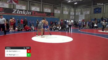 285 lbs 3rd Place - Bryson Harrington, Buchanan vs Oskar Madrigal, Servite