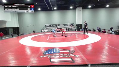 132 lbs Justyce Zuniga, Washington vs Nathan Attisano, Ohio Gray