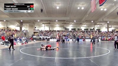 AA 215 lbs Cons. Round 2 - Henry Drazek, Brentwood High School vs Tony Hatley, Bartlett High School