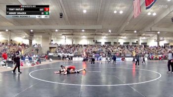 AA 215 lbs Cons. Round 2 - Henry Drazek, Brentwood High School vs Tony Hatley, Bartlett High School