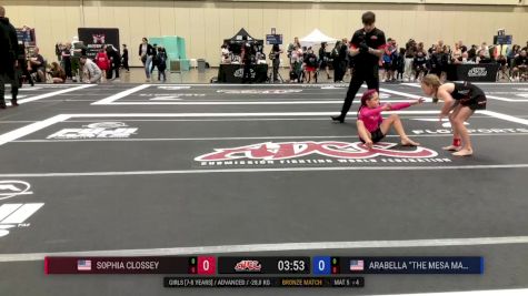 Sophia Clossey vs Arabella "The Mesa Mauler" Coste 2025 ADCC Orlando Open/Youth Trials