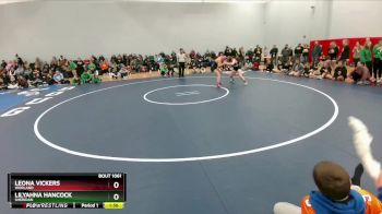 130 lbs Champ. Round 2 - Leona Vickers, Worland vs Lilyahna Hancock, Sheridan