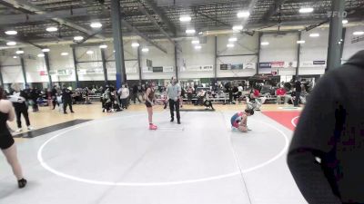 101 lbs 3rd Place - Olivia Hernandez, Beaver Dam Wrestling Club vs Olivia Felix, Central Coast Most Wanted