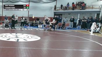 215 lbs Final - Max Thomas, Gloucester vs Xander Pizer, Scituate