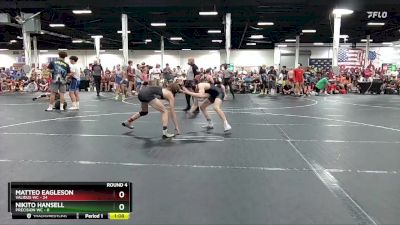 126 lbs Round 4 (6 Team) - Nikito Hansell, Precision WC vs Matteo Eagleson, Validus WC