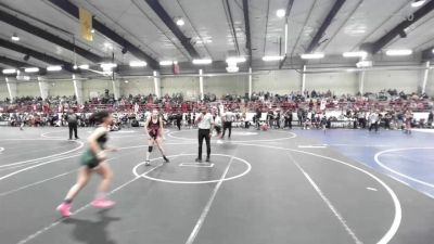 109 lbs Quarterfinal - Avery Hanna, Blue Thunder Wrestling vs Makala Morris, Badlands WC