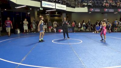 92 lbs Cons. Quarters - Logan Quiroga, Brevard FCA Wrestling vs Hudson Juarez, Michigan Premier WC