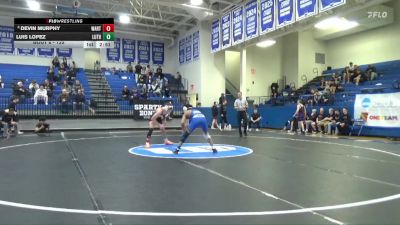 125 lbs Champ. Round 1 - Luis Lopez, Luther vs Devin Murphy, Wartburg