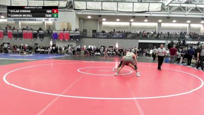 190 lbs Quarterfinal - Dylan O'Brian, Fairfield Warde vs Connor McGill, Trumbull