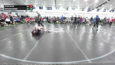 120 lbs Final - Jayce Nixon, Freakztyle Wrestling - HS vs Greyson Boner, TB Legacy - HS