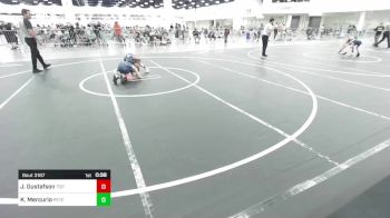 70 lbs Consi Of 8 #2 - Joshua Gustafson, Top Rank vs Kingston Mercurio, Peterson Grapplers