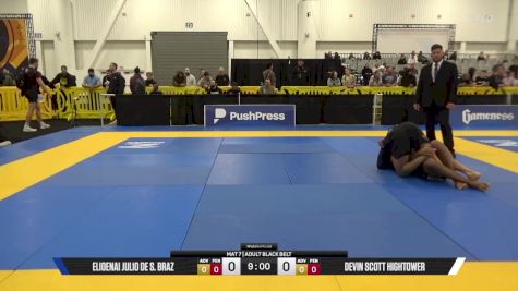 Devin Scott Hightower vs Elioenai Julio De S. Braz 2025 World IBJJF Jiu-Jitsu No-Gi Championship