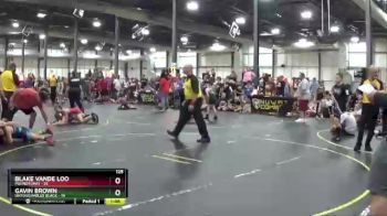 125 lbs Round 3 (6 Team) - BLAKE VANDE LOO, Poundtown vs Gavin Brown, Untouchables Black