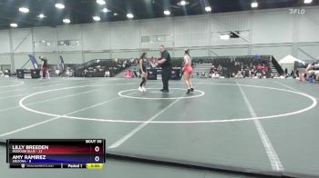 95 lbs Placement Matches (16 Team) - Lilly Breeden, Missouri Blue vs Amy Ramirez, Arizona