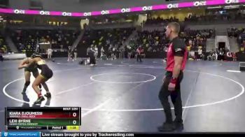 140 lbs Cons. Semi - Kiara Djoumessi, Waverly-Shell Rock vs Lexi Byrne, Cedar Rapids Kennedy