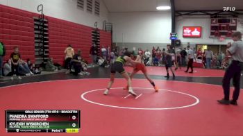 Round 1 - Kyleigh Wiskirchen, Palmyra Youth Wrestling Club vs Phaedra Swafford, Morning Sun Wrestling Club