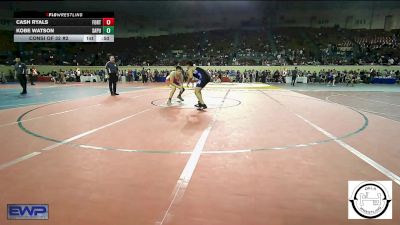 Consi Of 32 #2 - Cash Ryals, Fort Gibson Youth Wrestling vs Kobe Watson, Sapulpa Jr High