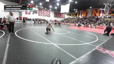126 lbs 7th Place Match - Kevin Evangelista, Paramount vs Gabriel Valladares, Heritage