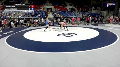 113 lbs Cons. Sub-rd Of 64 - Luke Myhan, TN vs Mason Bruber, NE