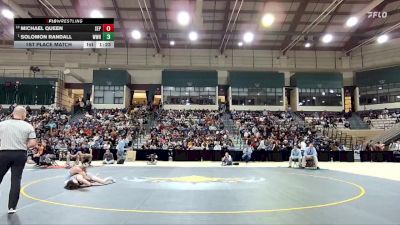 126-4A/3A 1st Place Match - Solomon Randall, Walt Whitman vs Michael Queen, Severna Park